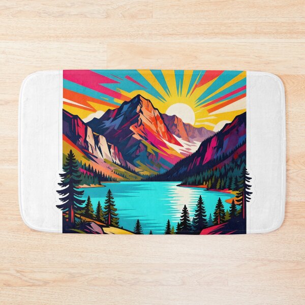 Item preview, Lake Louise Mountain Sunrise Design designed and sold by Paper Drip.