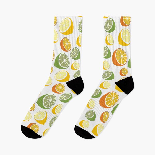 Item preview, Seamless citrus fruit pattern with lemon, lime and orange halves in soft natural colors designed and sold by DesignWiseTeam.