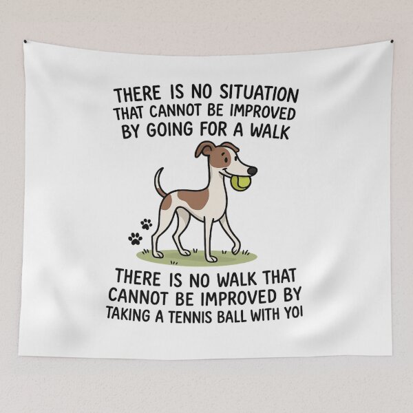 Item preview, Funny Greyhound Tennis Ball Walk T-Shirt – Uplifting Dog Lover Design designed and sold by DailyDrivesct.