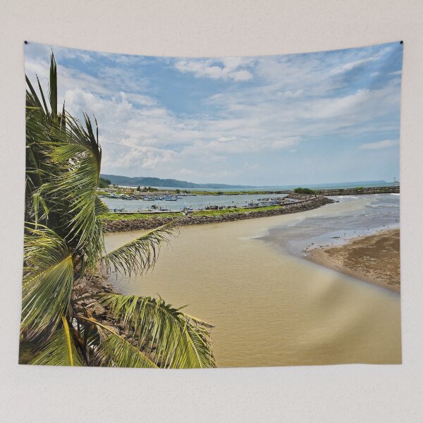 Item preview, Between river and ocean, the traditional port of Pangandaran designed and sold by franck380.