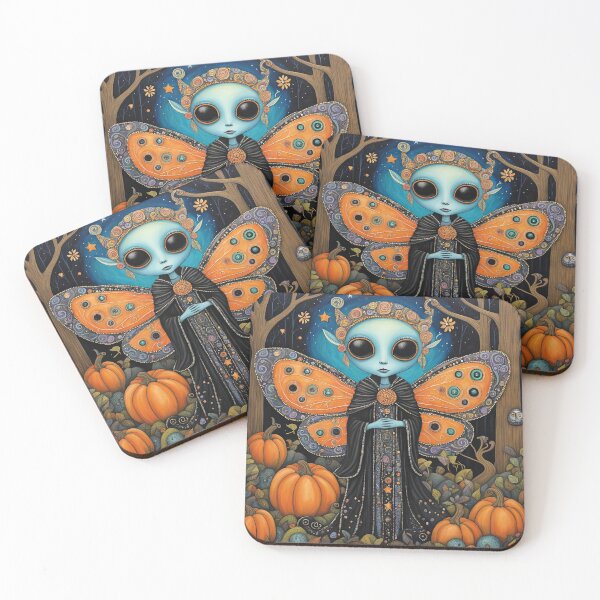 Item preview, Alien as a Fairy with wings in a forest  designed and sold by Colin Bentham.