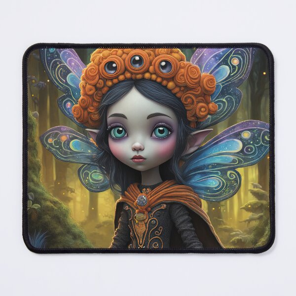 Item preview, Alien as a Fairy with wings in a forest designed and sold by Colin Bentham.