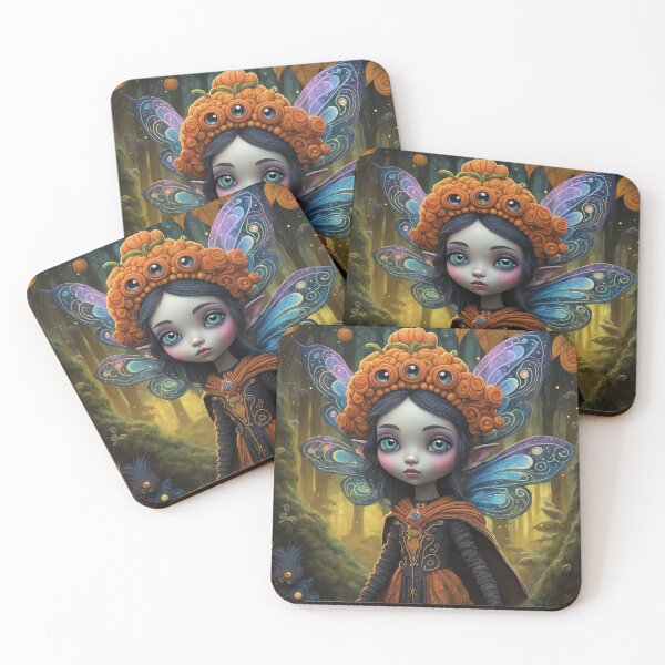 Item preview, Alien as a Fairy with wings in a forest  designed and sold by Colin Bentham.