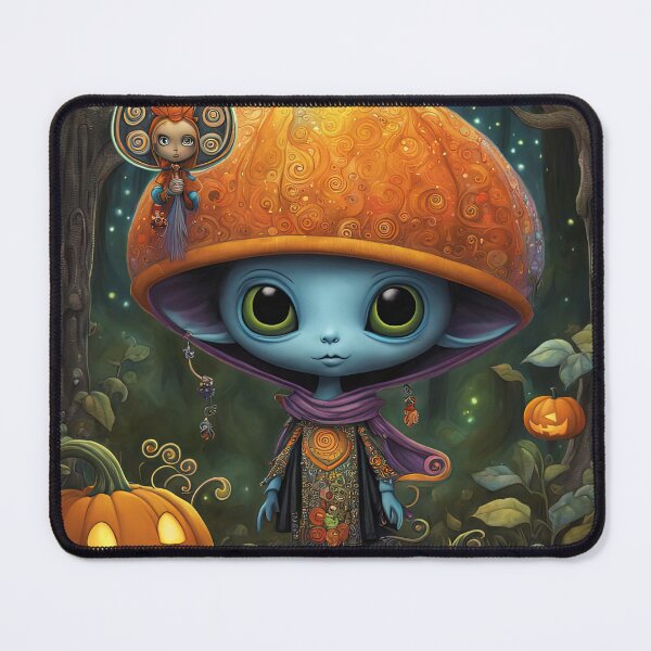 Item preview, Alien as a Fairy with wings in a forest designed and sold by Colin Bentham.