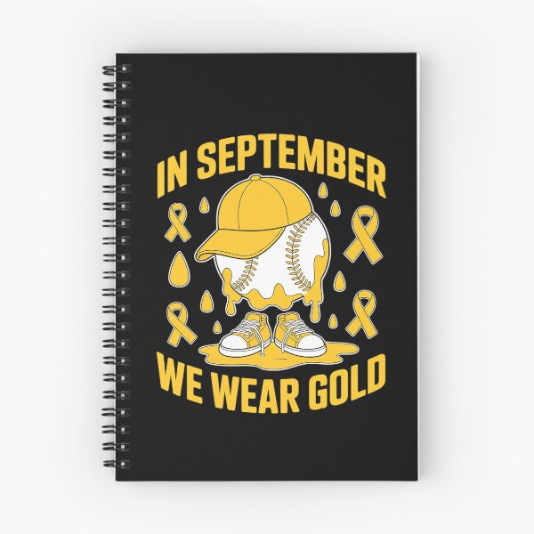 Item preview, in September We Wear Gold Baseball Drip Boy Childhood Cancer designed and sold by HaileyRobel.