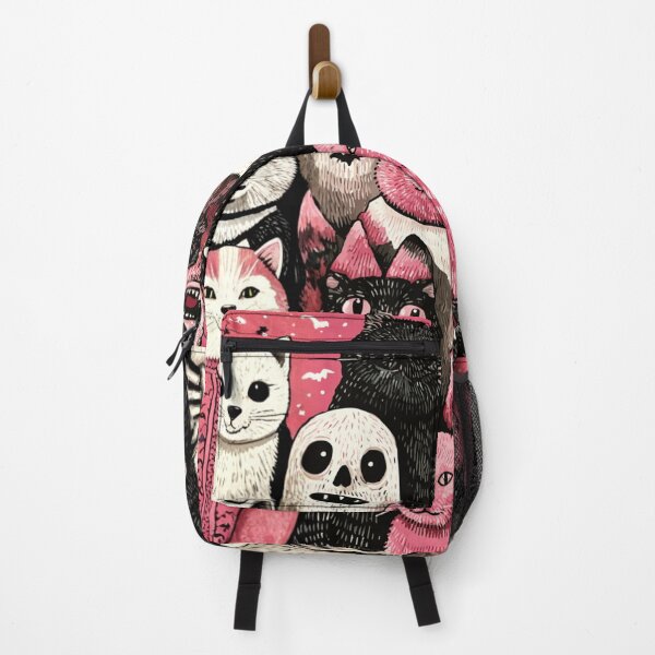 Item preview, Cute Cats Halloween Party | Kids Spooky Costume Cat Lover Art | Pink & Black Coven designed and sold by CrunchyGoats.