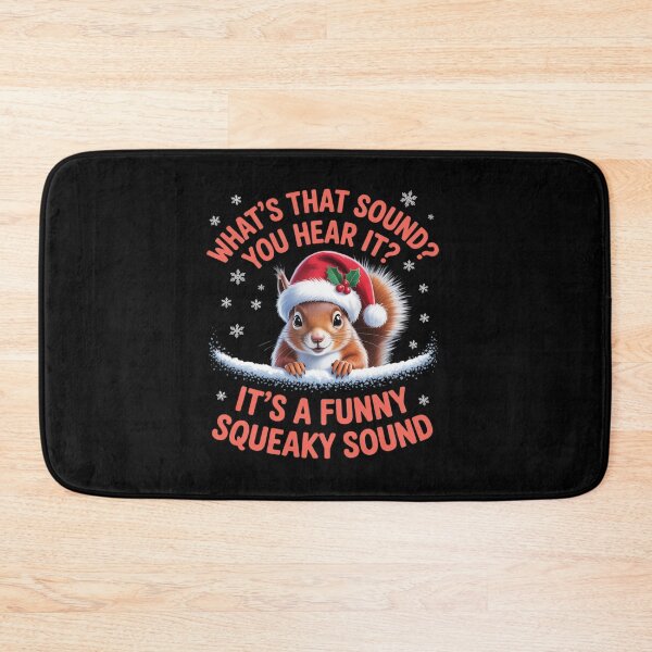 Item preview, It's A Funny Squeaky Sound Christmas Squirrel 1 designed and sold by AmparoBoyle.
