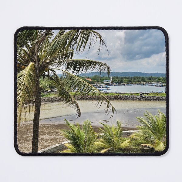 Item preview, Lively port and stone breakwater facing the Indian Ocean designed and sold by franck380.