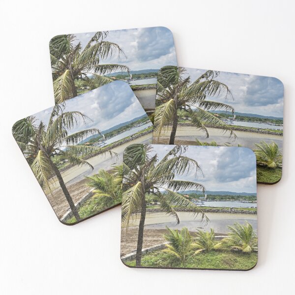 Item preview, Lively port and stone breakwater facing the Indian Ocean designed and sold by franck380.
