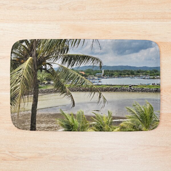 Item preview, Lively port and stone breakwater facing the Indian Ocean designed and sold by franck380.