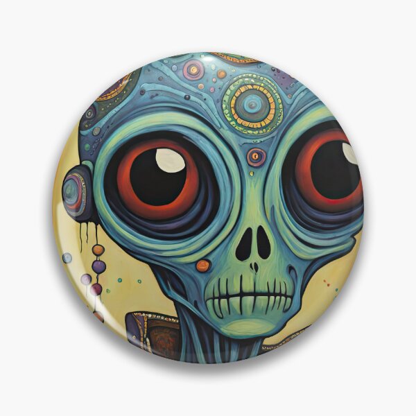 Item preview, Alien dressed as a zombie for Halloween designed and sold by Colin Bentham.