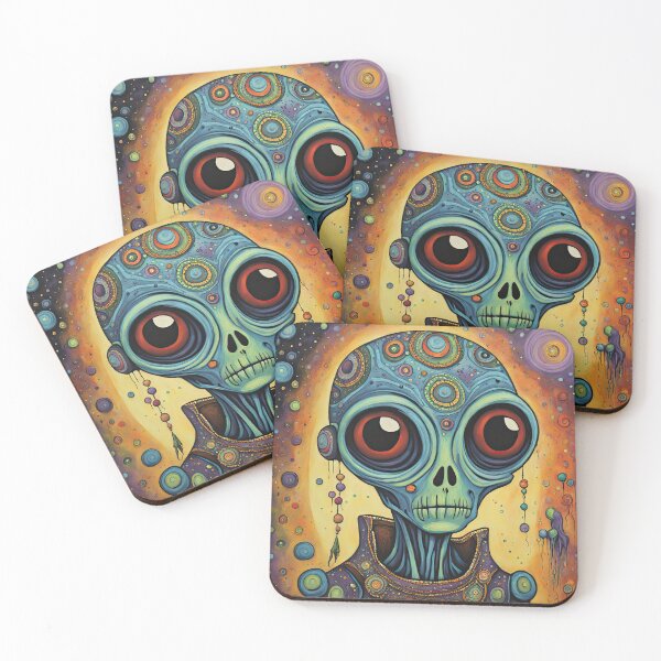 Item preview, Alien dressed as a zombie for Halloween designed and sold by Colin Bentham.