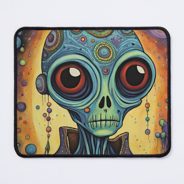 Item preview, Alien dressed as a zombie for Halloween designed and sold by Colin Bentham.