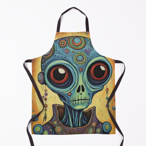 Item preview, Alien dressed as a zombie for Halloween designed and sold by Colin Bentham.