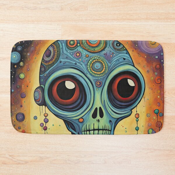 Item preview, Alien dressed as a zombie for Halloween designed and sold by Colin Bentham.