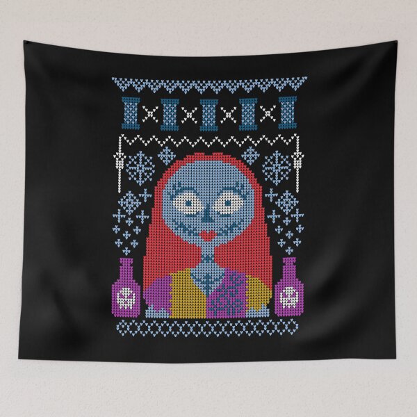 Item preview, Blue Gothic Holiday Girl – Spooky Xmas Style designed and sold by zconohdueu1.