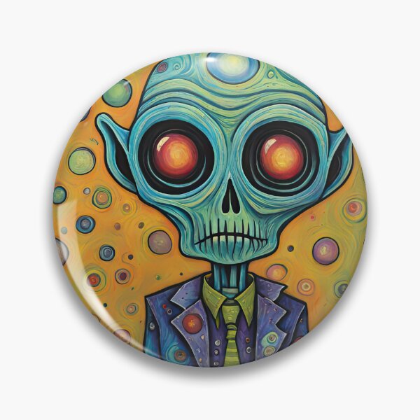Item preview, Alien dressed as a zombie for Halloween designed and sold by Colin Bentham.