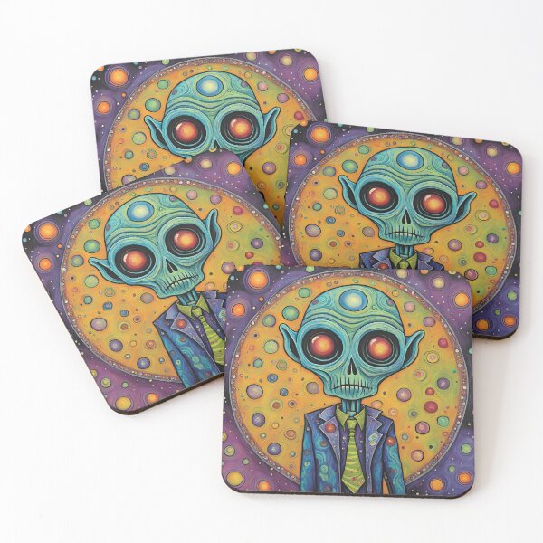 Item preview, Alien dressed as a zombie for Halloween designed and sold by Colin Bentham.