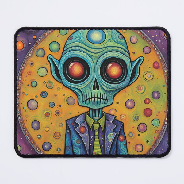 Item preview, Alien dressed as a zombie for Halloween designed and sold by Colin Bentham.