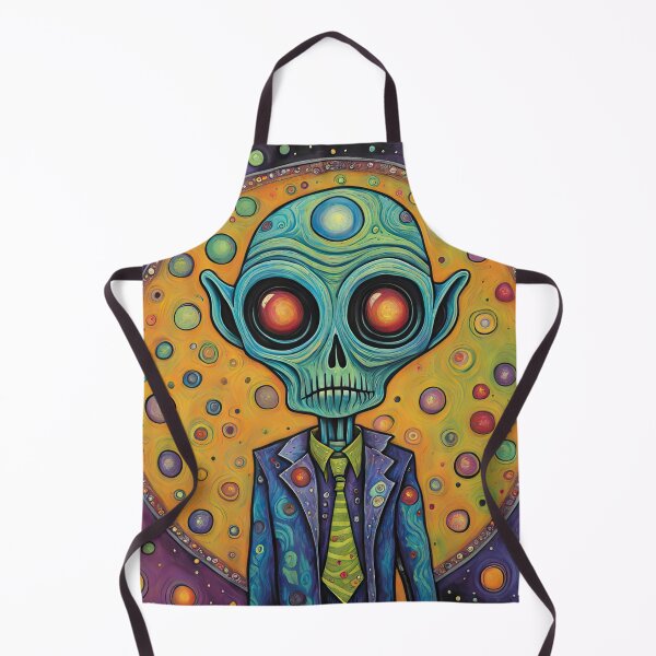 Item preview, Alien dressed as a zombie for Halloween designed and sold by Colin Bentham.