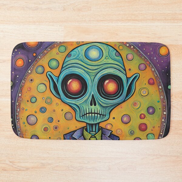Item preview, Alien dressed as a zombie for Halloween designed and sold by Colin Bentham.