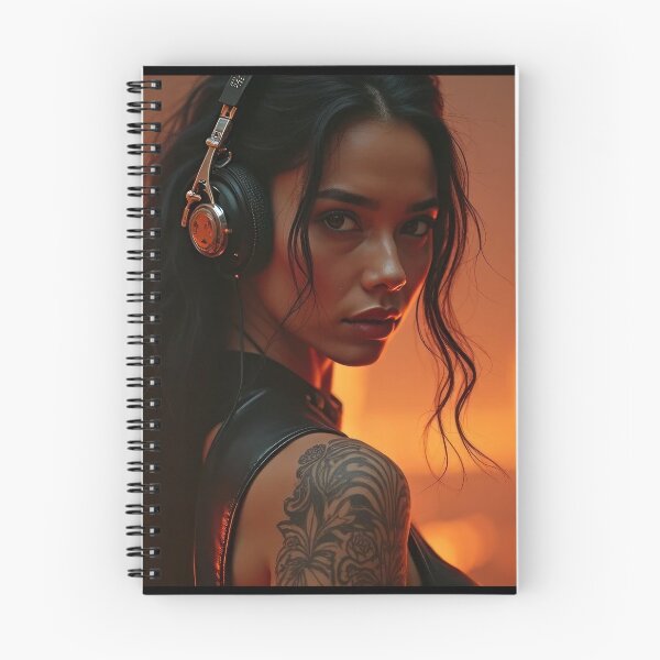 Item preview, Amante de la música apasionado con tatuaje: arte fantástico y vanguardista para fundas de teléfono y pegatinas designed and sold by PrintGood.