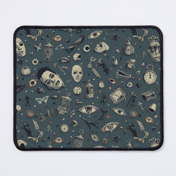 Item preview, Fragments of Unease — Psychological Horror Pattern designed and sold by kabucino.