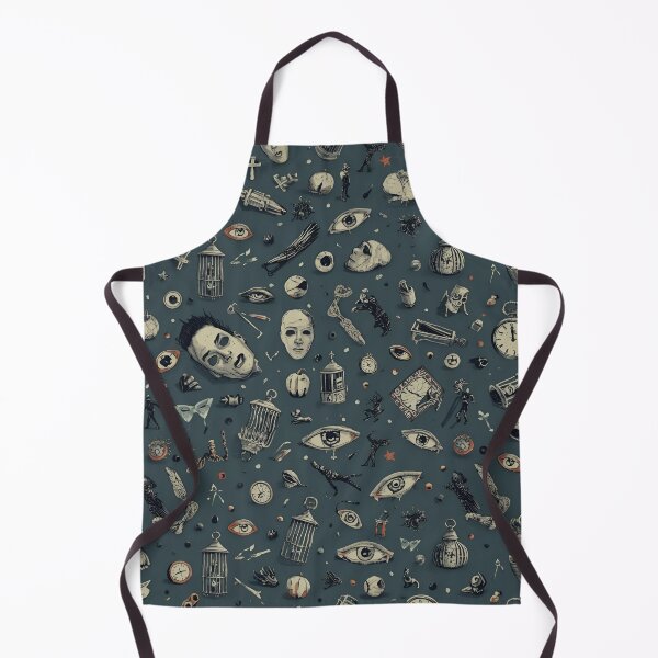 Item preview, Fragments of Unease — Psychological Horror Pattern designed and sold by kabucino.