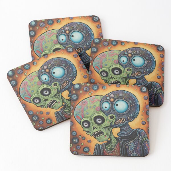 Item preview, Alien dressed as a zombie for Halloween designed and sold by Colin Bentham.