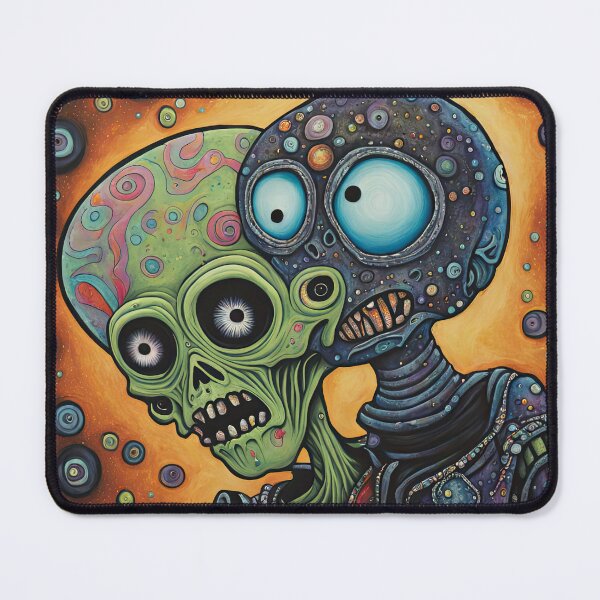 Item preview, Alien dressed as a zombie for Halloween designed and sold by Colin Bentham.