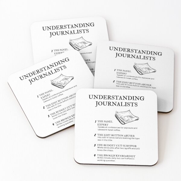 Item preview, Life of a Journalist – Funny and Relatable Truths designed and sold by PsyFlow35.