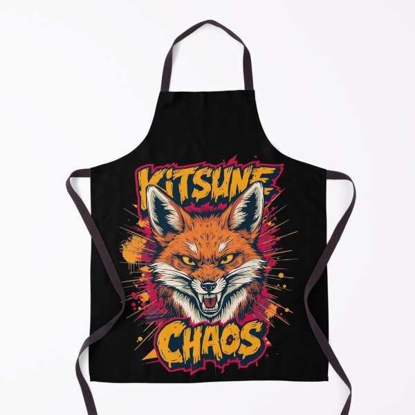 Item preview, fox "kitsune chaos" designed and sold by PunkdUpPrints.