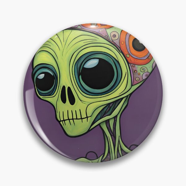 Item preview, Alien dressed as a zombie for Halloween designed and sold by Colin Bentham.