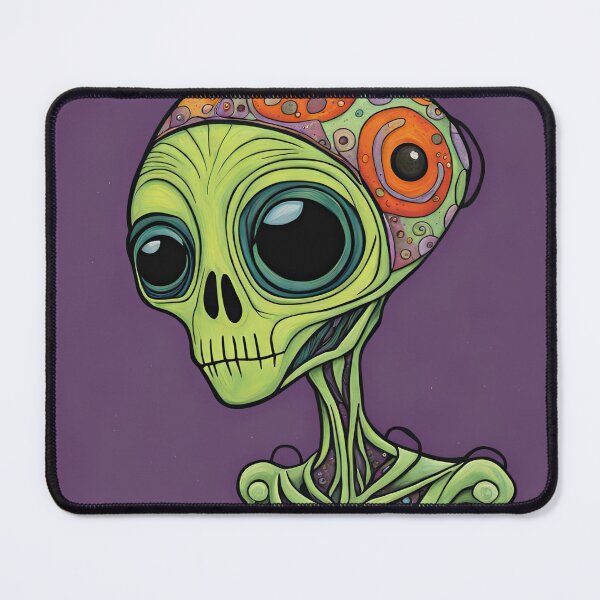 Item preview, Alien dressed as a zombie for Halloween designed and sold by Colin Bentham.