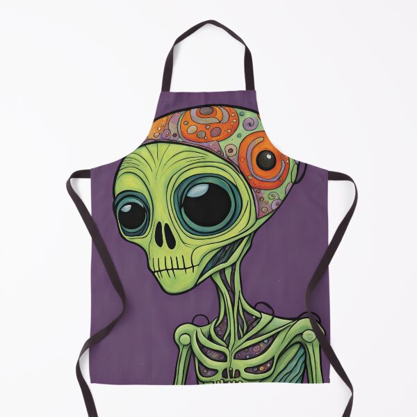 Item preview, Alien dressed as a zombie for Halloween designed and sold by Colin Bentham.