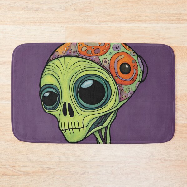 Item preview, Alien dressed as a zombie for Halloween designed and sold by Colin Bentham.