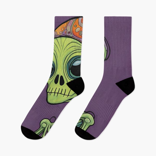 Item preview, Alien dressed as a zombie for Halloween designed and sold by Colin Bentham.