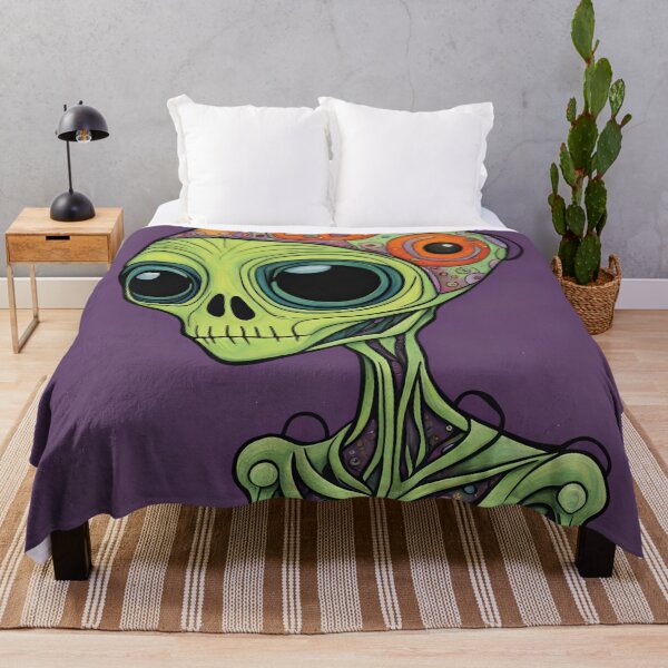 Item preview, Alien dressed as a zombie for Halloween designed and sold by Colin Bentham.