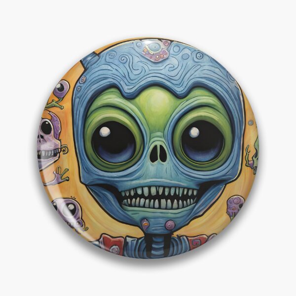 Item preview, Alien dressed as a zombie for Halloween designed and sold by Colin Bentham.