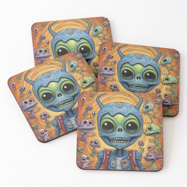 Item preview, Alien dressed as a zombie for Halloween designed and sold by Colin Bentham.