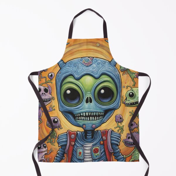 Item preview, Alien dressed as a zombie for Halloween designed and sold by Colin Bentham.