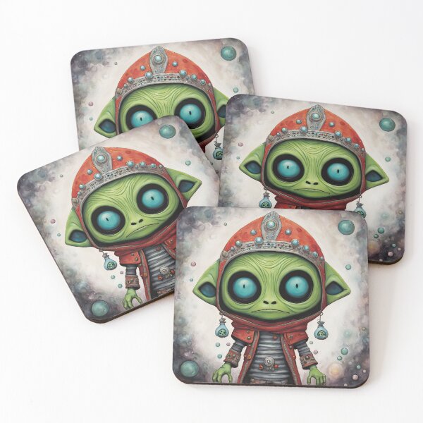 Item preview, Alien dressed as a zombie for Halloween designed and sold by Colin Bentham.