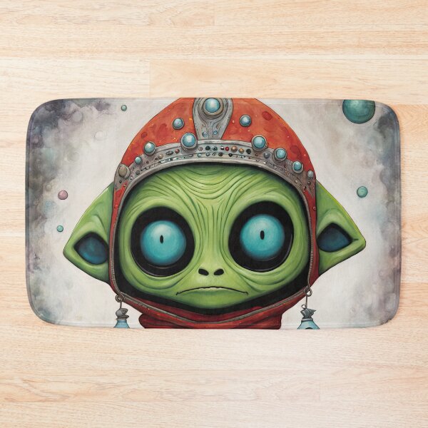 Item preview, Alien dressed as a zombie for Halloween designed and sold by Colin Bentham.