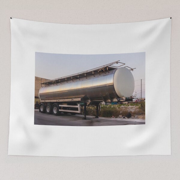 Item preview, Industrial Steel Tanker Truck Trailer in Outdoor Setting for Transport designed and sold by Nmallia.