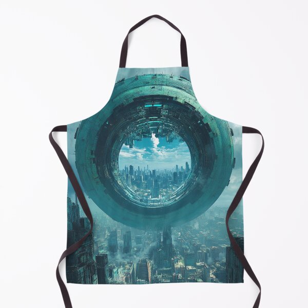 Item preview, Futuristic Panopticon City – Cyberpunk Sci-Fi Megastructure Art designed and sold by mliotard.