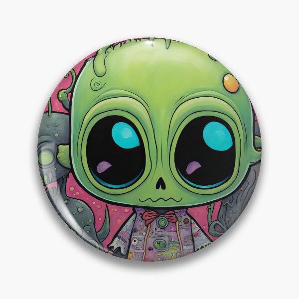 Item preview, Alien dressed as a zombie for Halloween designed and sold by Colin Bentham.