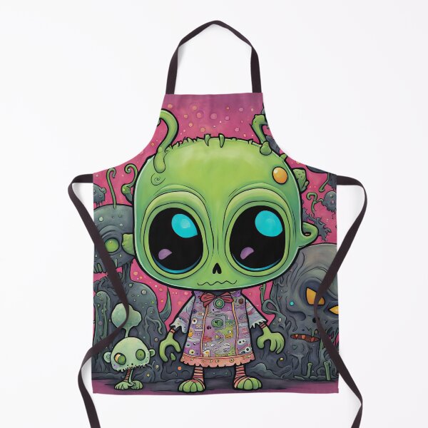 Item preview, Alien dressed as a zombie for Halloween designed and sold by Colin Bentham.