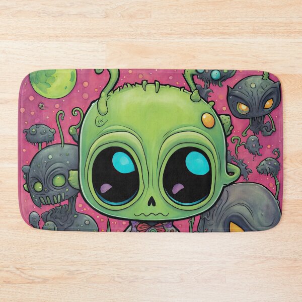 Item preview, Alien dressed as a zombie for Halloween designed and sold by Colin Bentham.