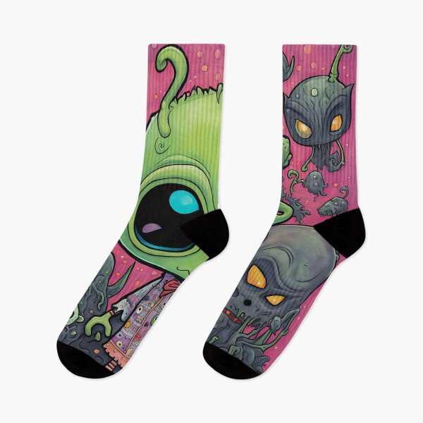 Item preview, Alien dressed as a zombie for Halloween designed and sold by Colin Bentham.