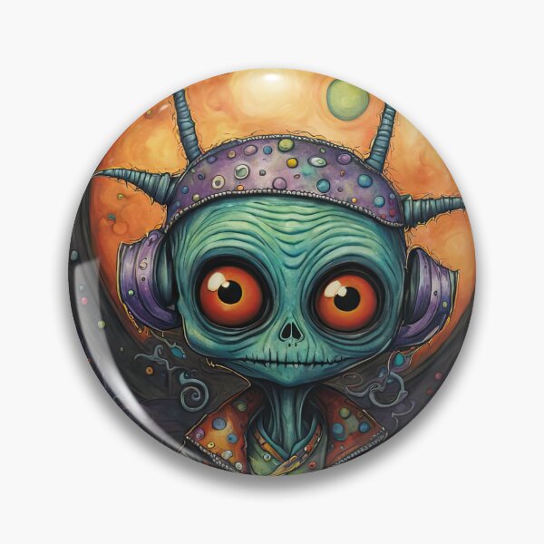 Item preview, Alien dressed as a zombie for Halloween designed and sold by Colin Bentham.